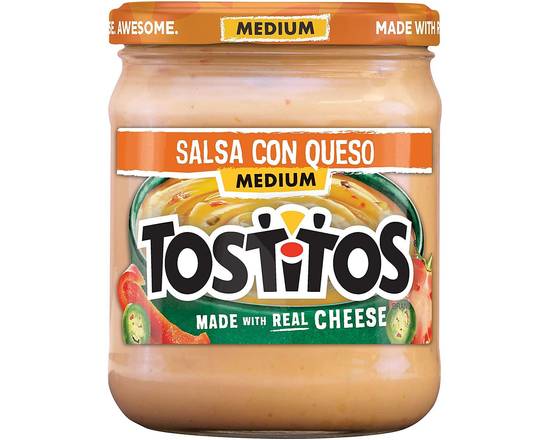 Order Tostitos Dips Salsa Con Queso 15 Oz food online from Abc Discount Store store, San Diego on bringmethat.com