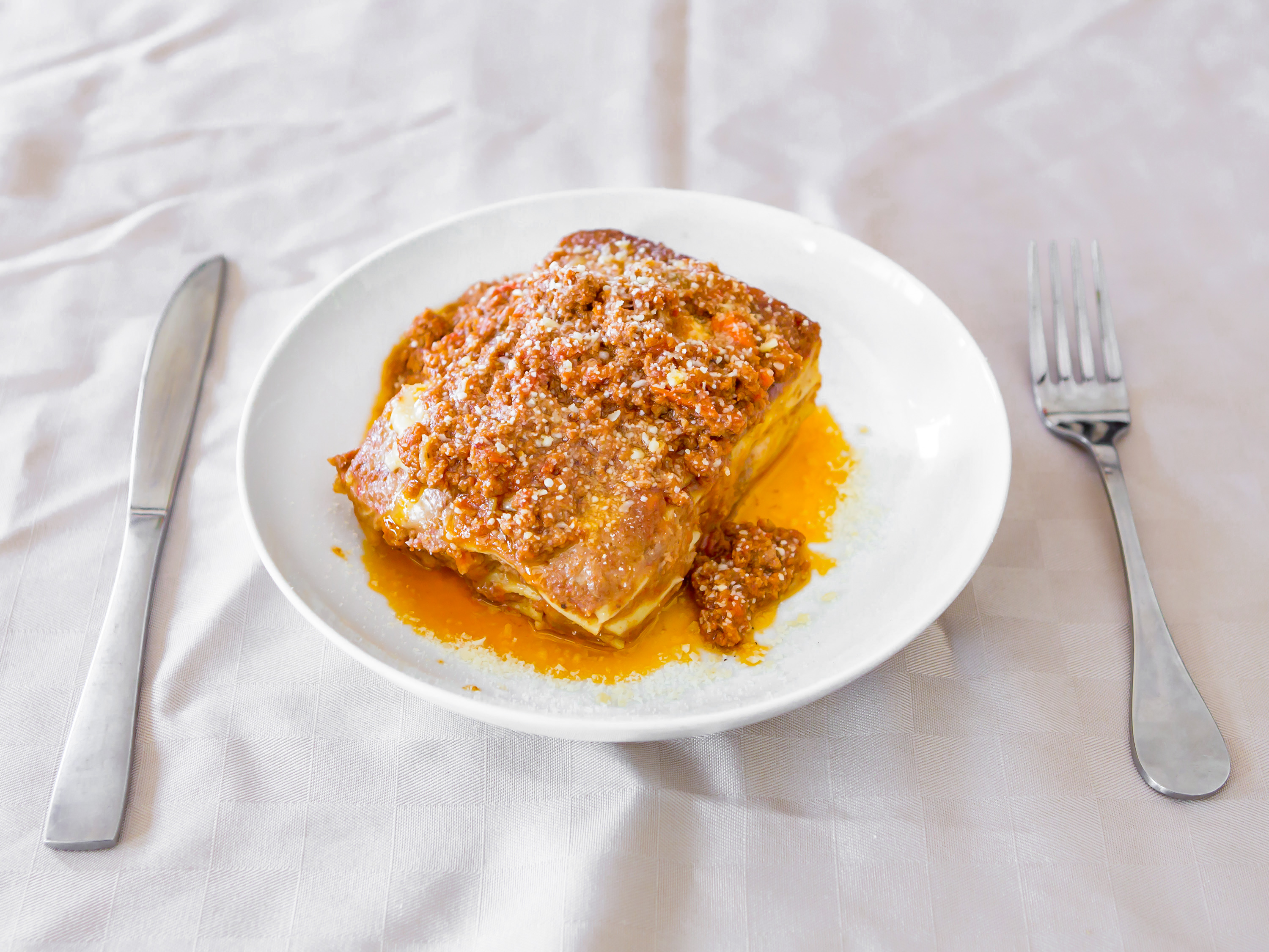 Order Lasagna Bolognese (Friday and Saturday only) food online from Bologna Gourmet store, Carlsbad on bringmethat.com