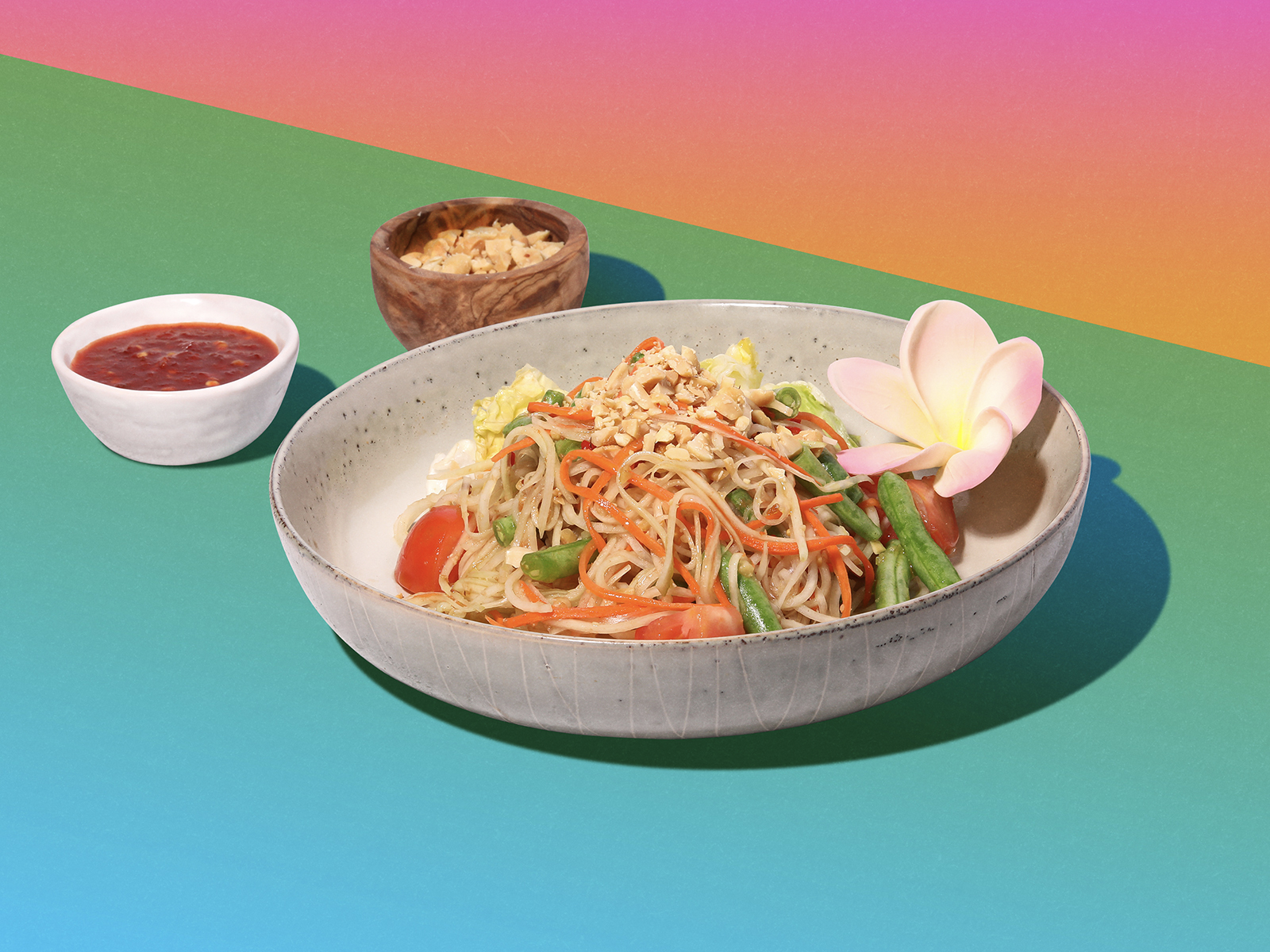 Order Vegan Papaya Salad food online from Nice Rice Vegan Thai store, Woodland Hills on bringmethat.com