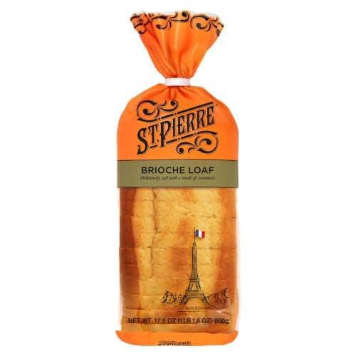 Order St Pierre · Brioche Loaf Sliced (17.6 oz) food online from Tom Thumb Express store, Irving on bringmethat.com