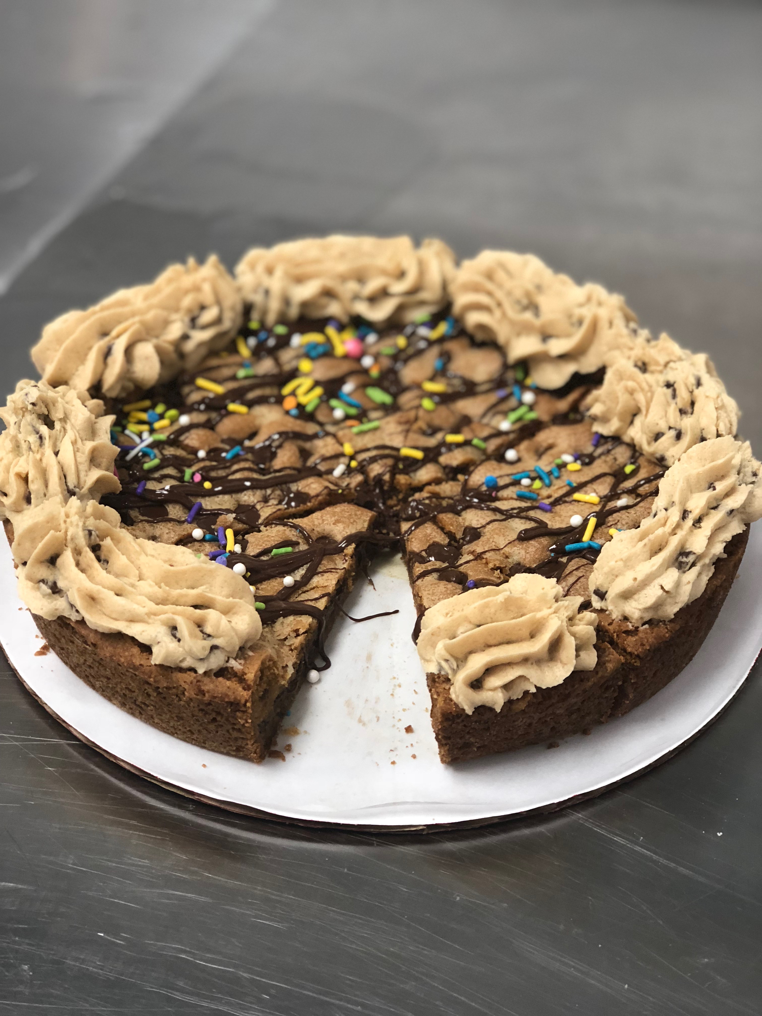 Order Cookie Cake food online from Dallas Cookie Dough Co store, Dallas on bringmethat.com