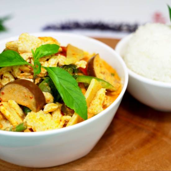 Order Red Curry  food online from Green Basil store, Calabasas on bringmethat.com