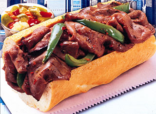 Order Italian Beef Sandwich food online from Evan's store, Des Plaines on bringmethat.com