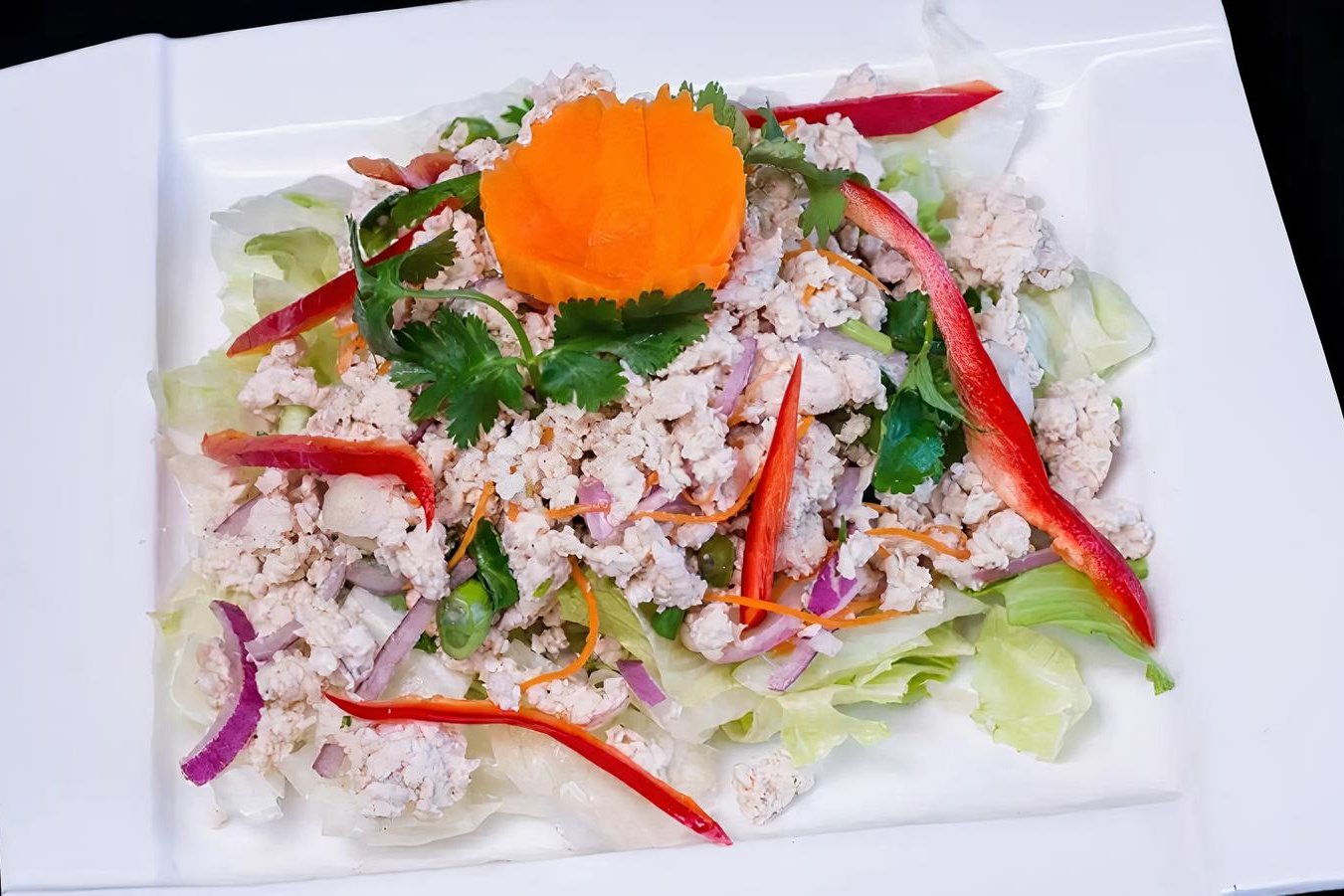 Order 21 – LARB SALAD food online from Thaibodia store, Campbell on bringmethat.com
