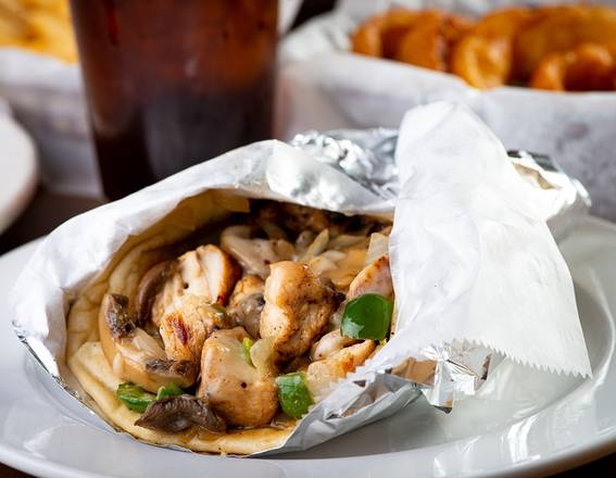 Order Chicken Philly Pita food online from Papa Gyros store, Uniontown on bringmethat.com