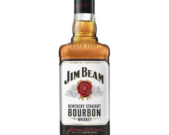 Order Jim Beam Regular, 750ml whiskey (40% ABV) food online from 50th Street Liquor, Beer & Wine store, Lubbock on bringmethat.com