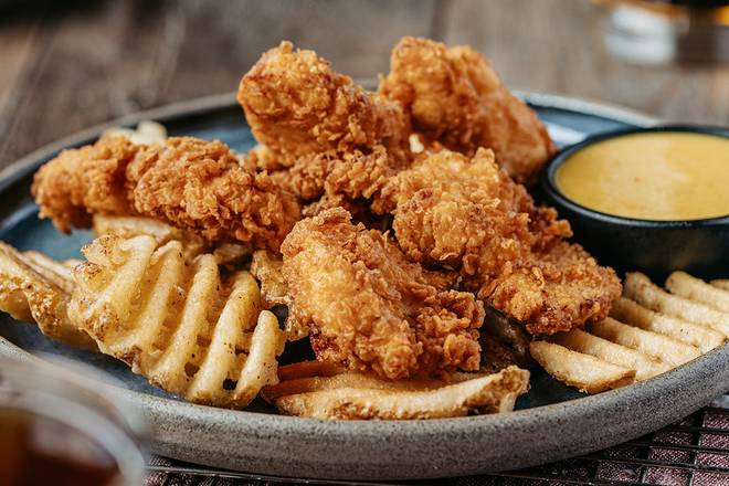 Order Hand-Breaded Chicken Tenders food online from Logan Roadhouse 388 store, Chattanooga on bringmethat.com