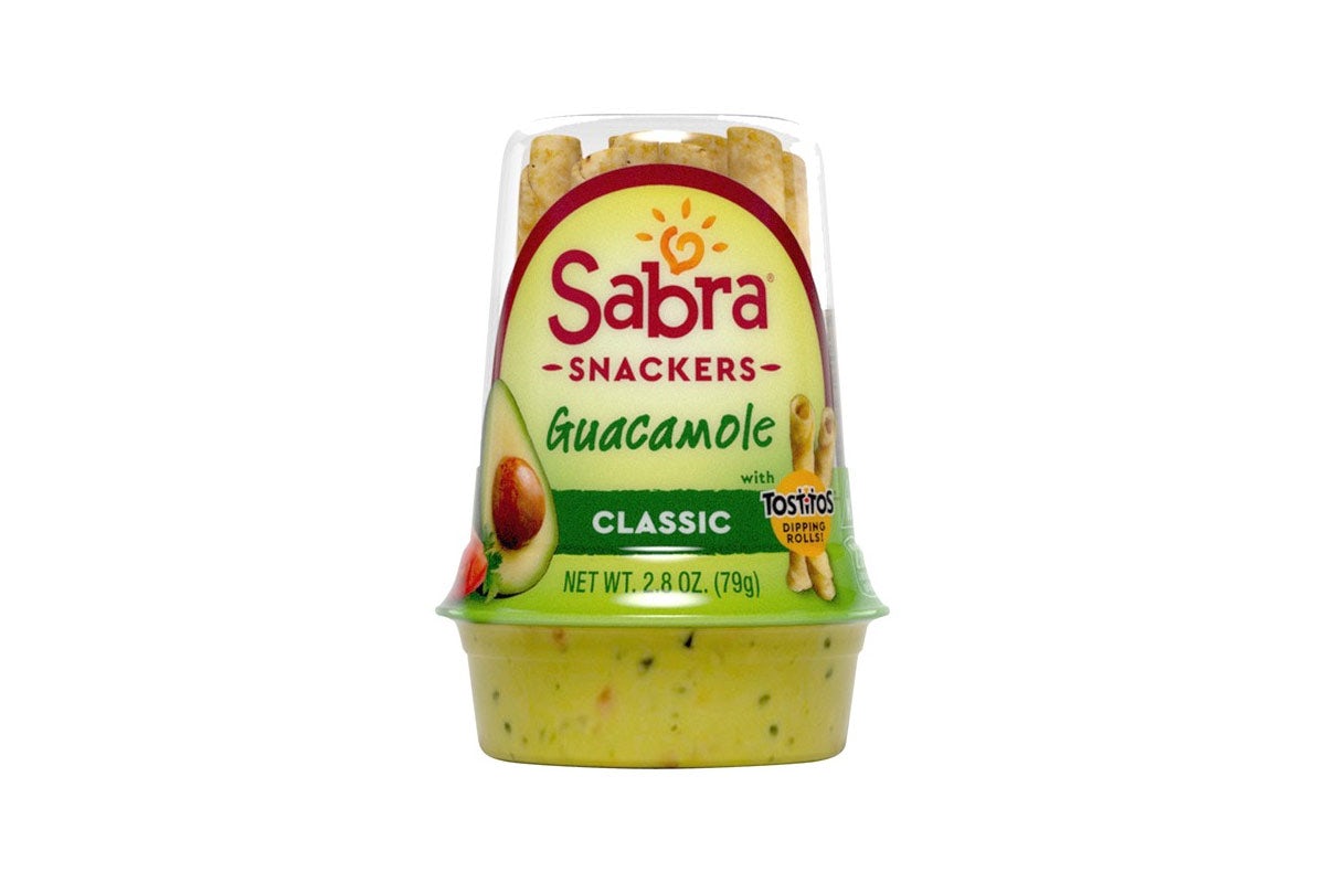 Order Sabra Guacamole & Chips Snack Pack food online from Nekter Juice Bar store, Chandler on bringmethat.com