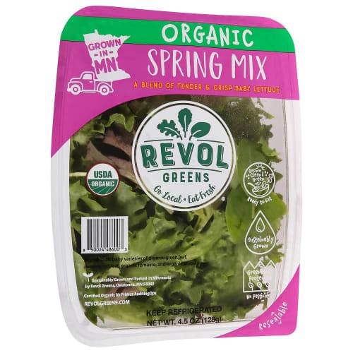 Order Revol Greens · Organic Spring Mix (4.5 oz) food online from Albertsons Express store, Surprise on bringmethat.com