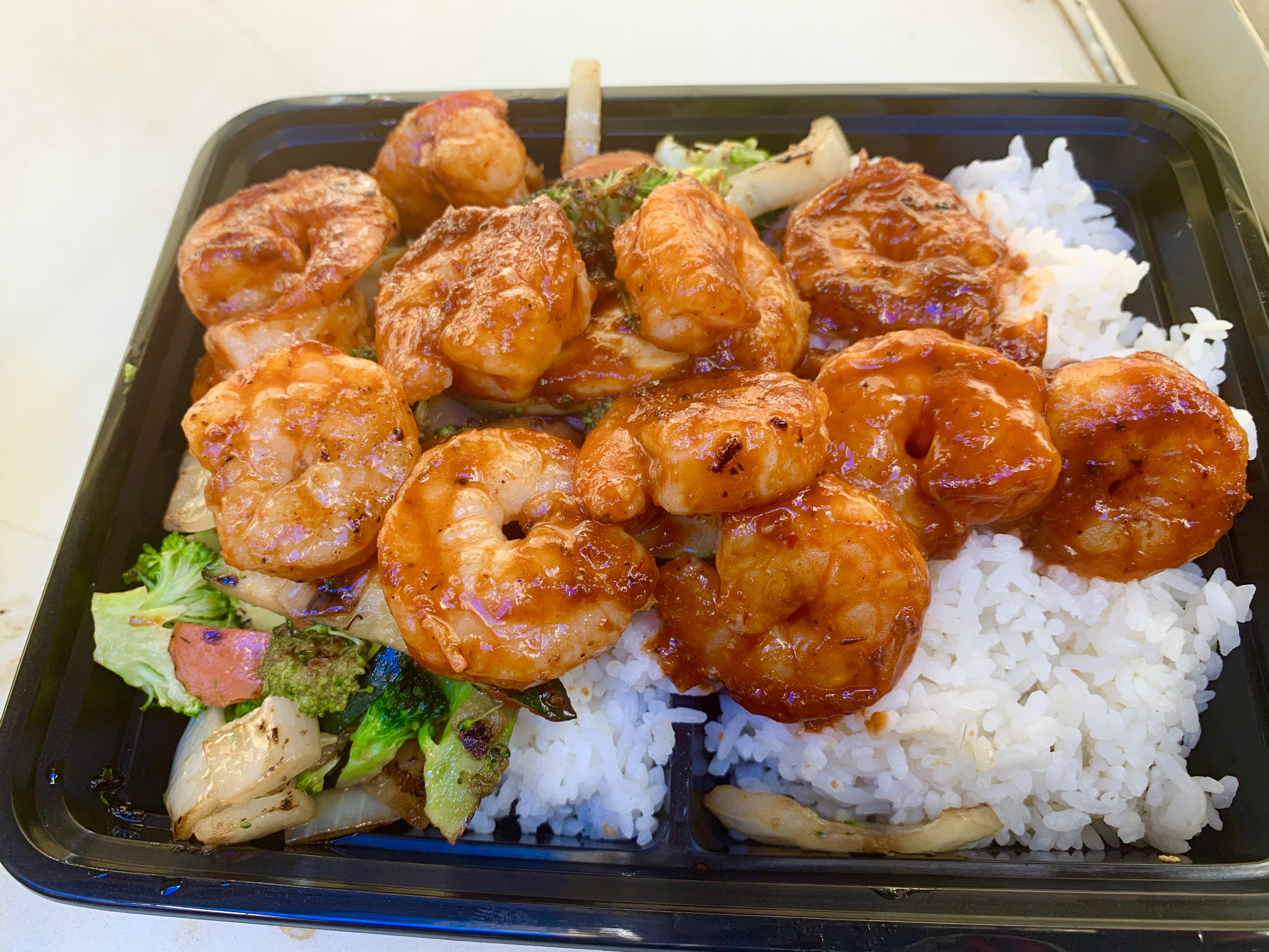Order Chili teriyaki  shrimp  food online from Samurai Hibachi Grill store, Los Angeles on bringmethat.com