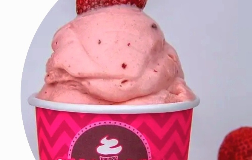 Order Strawberry Ice Cream food online from Smallcakes Snellville: A Cupcakery & Creamery store, Snellville on bringmethat.com