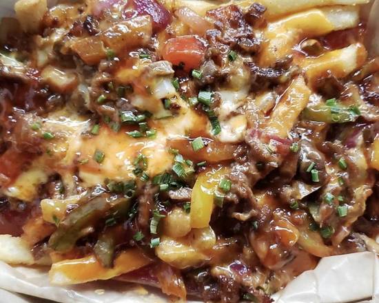 Order Philly Steak Fries food online from Supremefries and More store, Zion on bringmethat.com