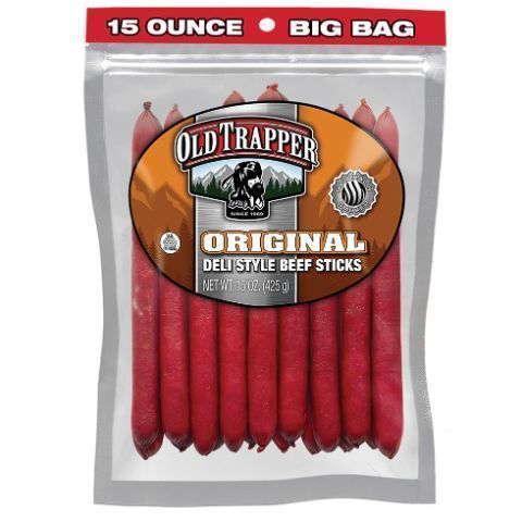 Order Old Trapper Original Deli Beef Sticks 15oz food online from 7-Eleven store, Las Vegas on bringmethat.com