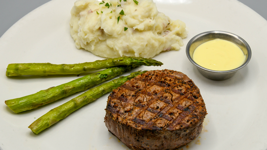 Order Filet Mignon (6 oz) food online from Mitchell's Fish Market store, Louisville on bringmethat.com