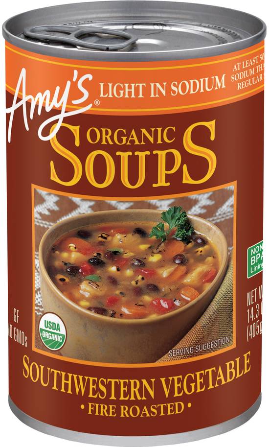 Order Amy's Kitchen Organic Fire Roasted Southwestern Vegetable Soup, 14.3 OZ food online from Cvs store, SUNNYVALE on bringmethat.com