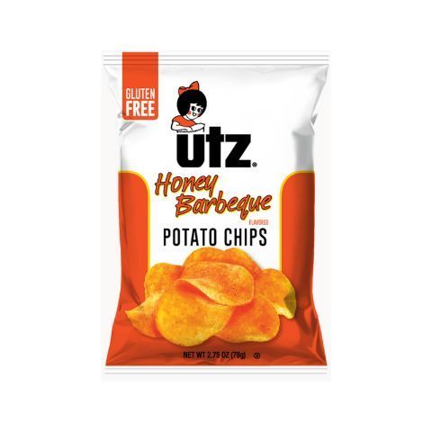Order Utz Potato Chips Honey BBQ 2.75oz food online from 7-Eleven store, Biglerville on bringmethat.com