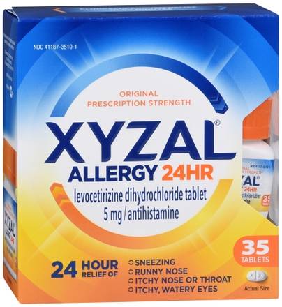 Order Xyzal Allergy 24 HR Tablets food online from Scripx Pharmacy store, Plano on bringmethat.com