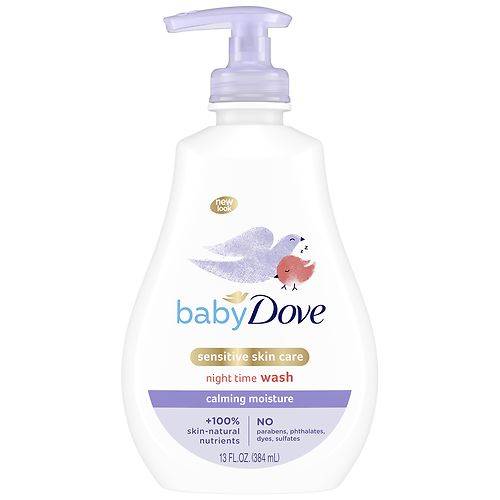 Order Baby Dove Sensitive Skin Care Baby Wash Calming Moisture - 13.0 fl oz food online from Walgreens store, Metairie on bringmethat.com