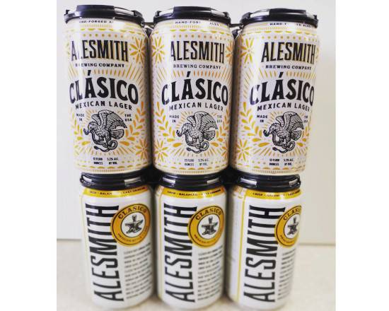 Order AleSmith Clasico 6pk Can food online from Fast Stop Market & Liquor store, Victorville on bringmethat.com