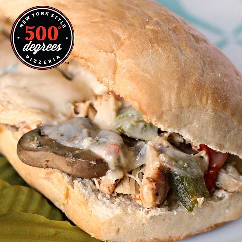 Order Chicken Philly Sub - Large food online from 500 Degrees Pizzeria store, Charlotte on bringmethat.com