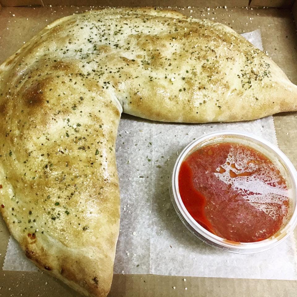 Order Chicken Cheese Steak Stromboli - Small food online from Nino's Pizzarama store, Willow Grove on bringmethat.com