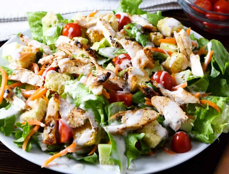 Order Bruno's Grilled Chicken Salad - Large food online from Brother Bruno Pizza store, Washingtonville on bringmethat.com