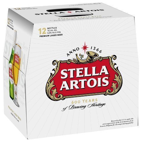 Order Stella Artois 12 Pack 11.2oz Bottle food online from 7-Eleven store, Evans Mills on bringmethat.com