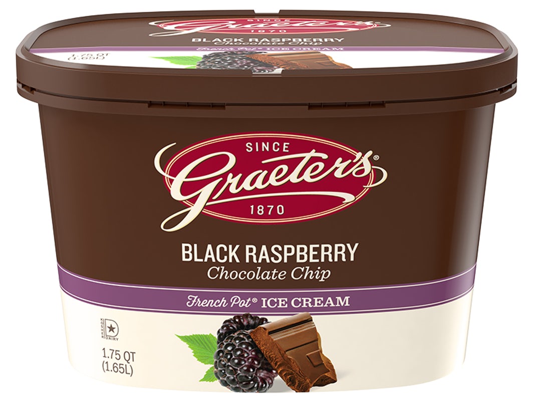 Order Black Raspberry Chocolate Chip Family Size food online from Graeters store, Cincinnati on bringmethat.com