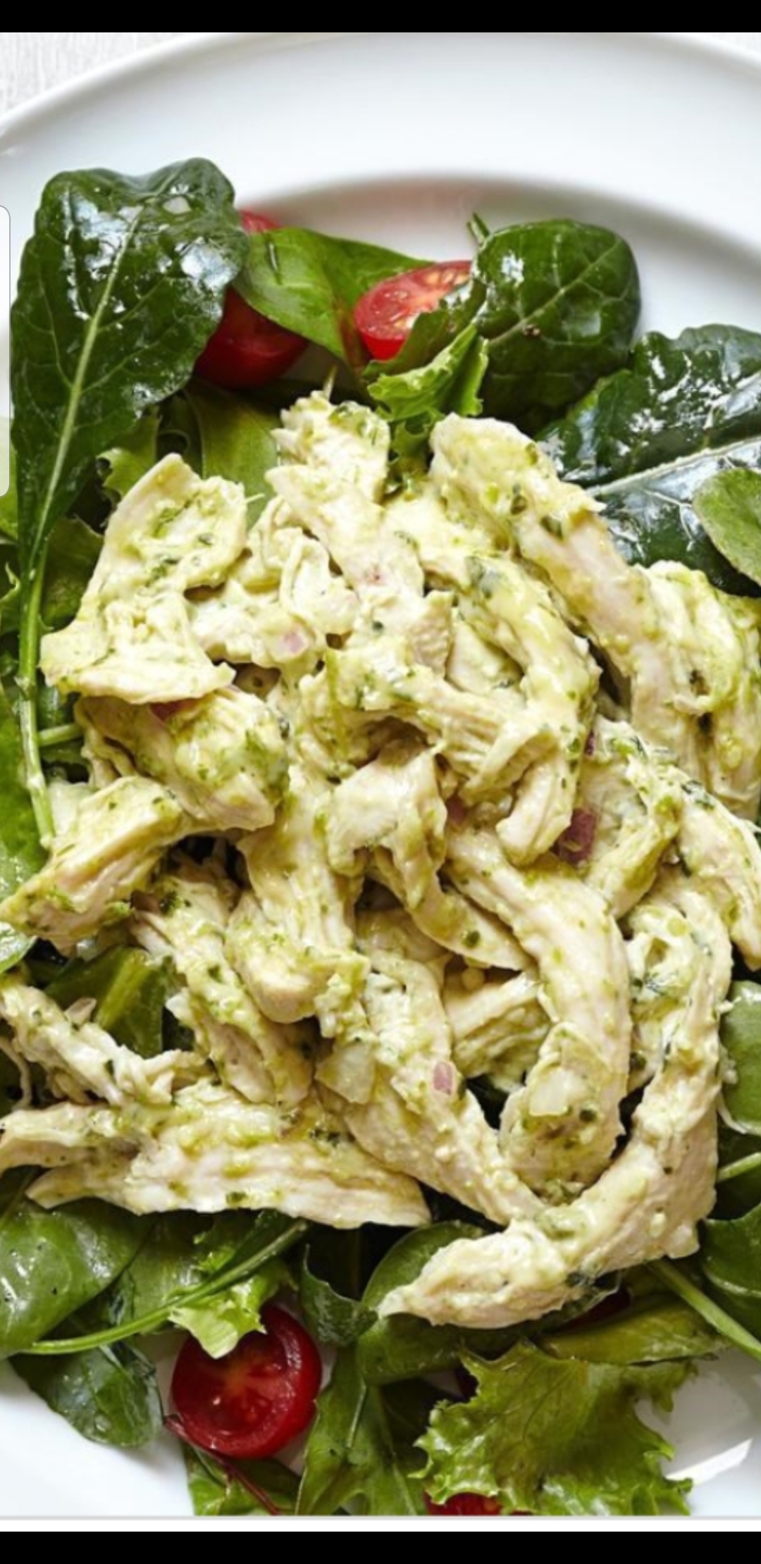 Order 1 lb. Pesto Chicken Salad food online from Bedford gourmet food store, Brooklyn on bringmethat.com