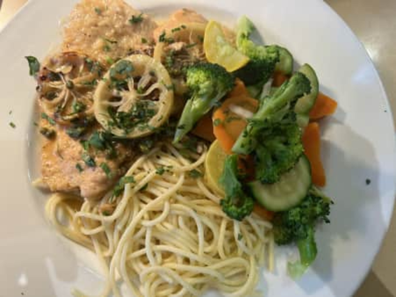 Order Chicken Piccata food online from Toast Restaurant store, Novato on bringmethat.com