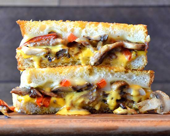 Order Philly Grilled Cheese  food online from American Grilled Cheese Company store, Canonsburg on bringmethat.com