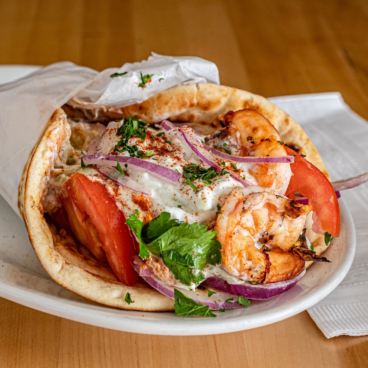 Order Shrimp Pita food online from Its Greek to Me store, Fort Lee on bringmethat.com