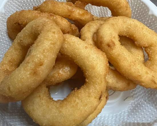 Order Onion Rings (10 pcs) food online from New Rainbow Restaurant store, New York on bringmethat.com