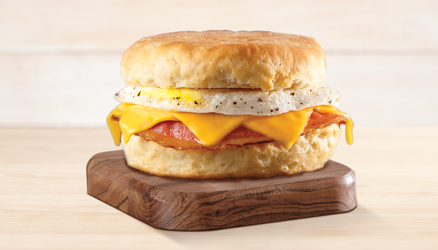 Order Biscuit - Bacon, Egg  & Cheese (460cal) food online from Quickchek store, Phillipsburg on bringmethat.com