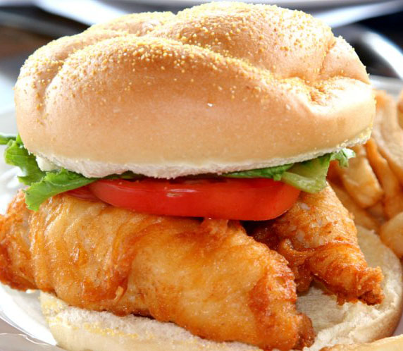 Order Fish Sandwich food online from Burger Mania store, Phoenix on bringmethat.com