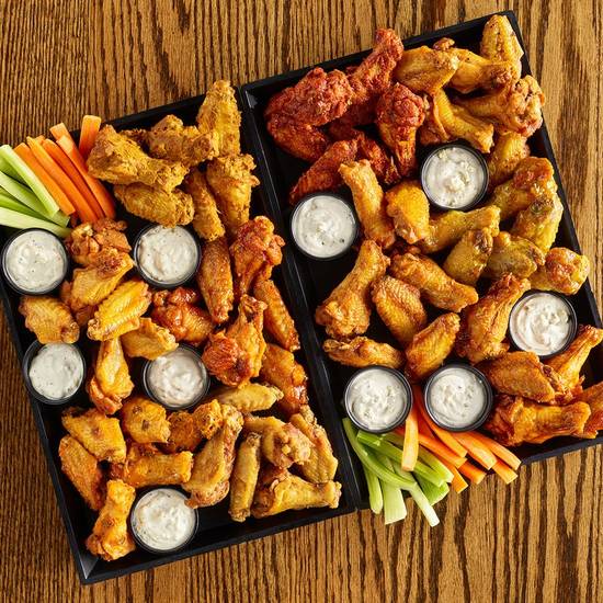 Order 50 Piece Wings food online from Wild Wing Cafe store, Savannah on bringmethat.com