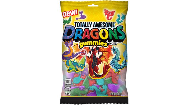 Order TOTALLY AWESOME GUMMIES - DRAGON food online from Red Roof Market store, Lafollette on bringmethat.com