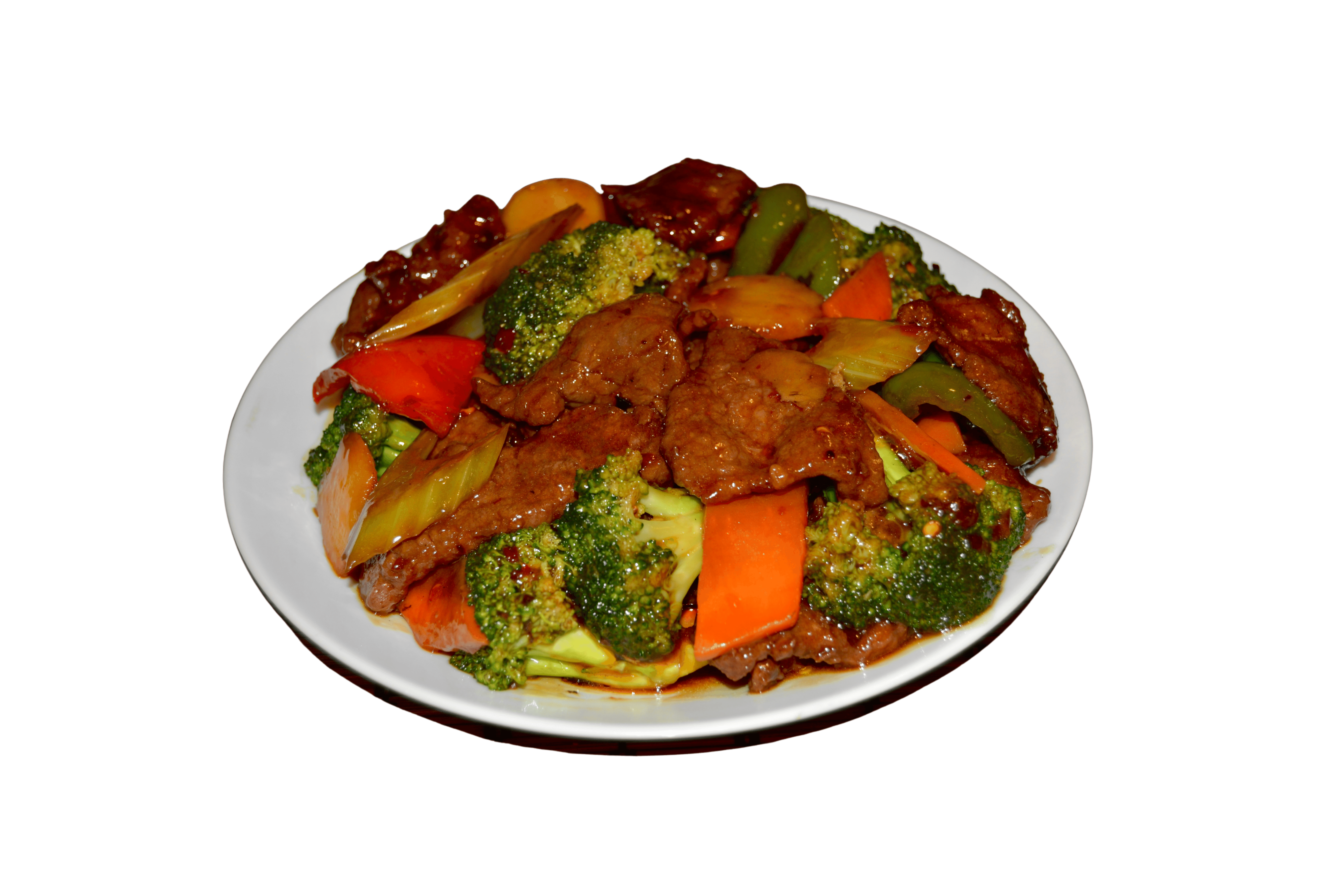 Order Szechuan Beef food online from Halal China Kitchen Plus store, Jamaica on bringmethat.com