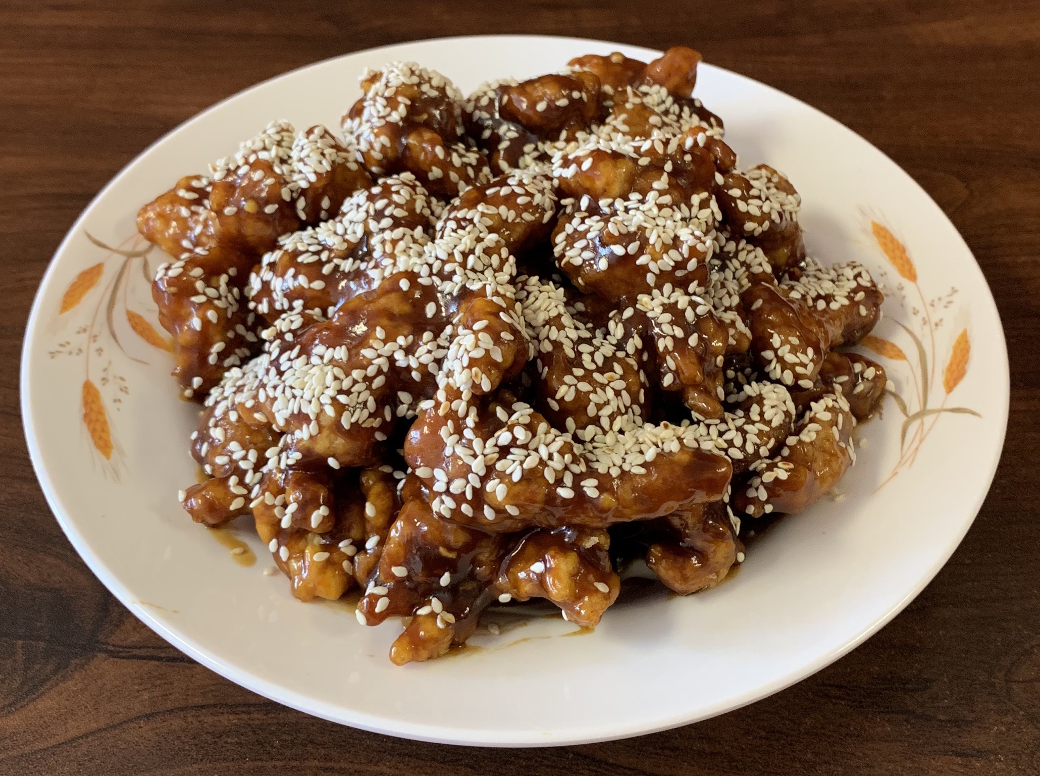 Order Sesame Chicken food online from Great Wall Chinese Restaurant store, Western Springs on bringmethat.com