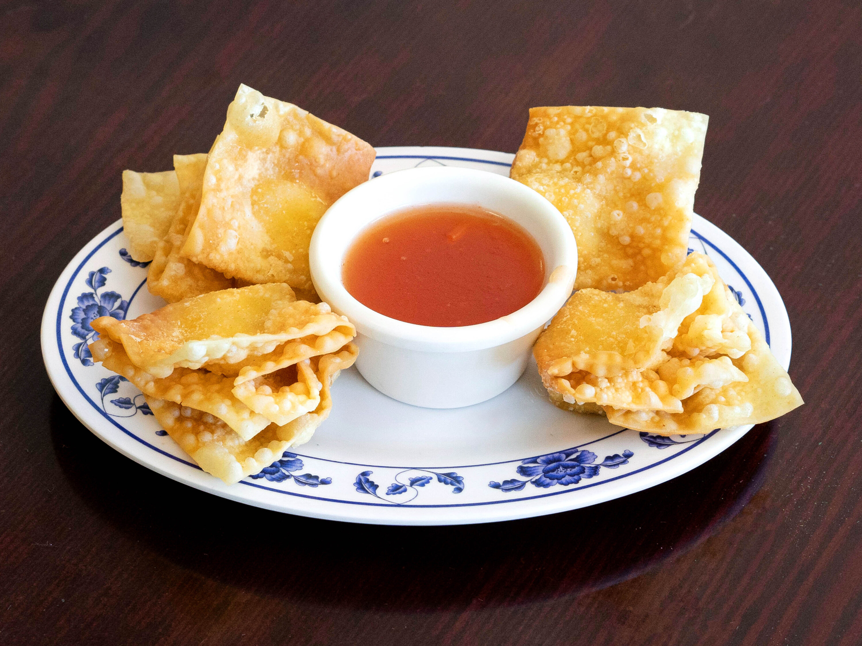 Order A4. 4 Piece Crab Rangoon food online from Amazin Asian store, Springfield on bringmethat.com
