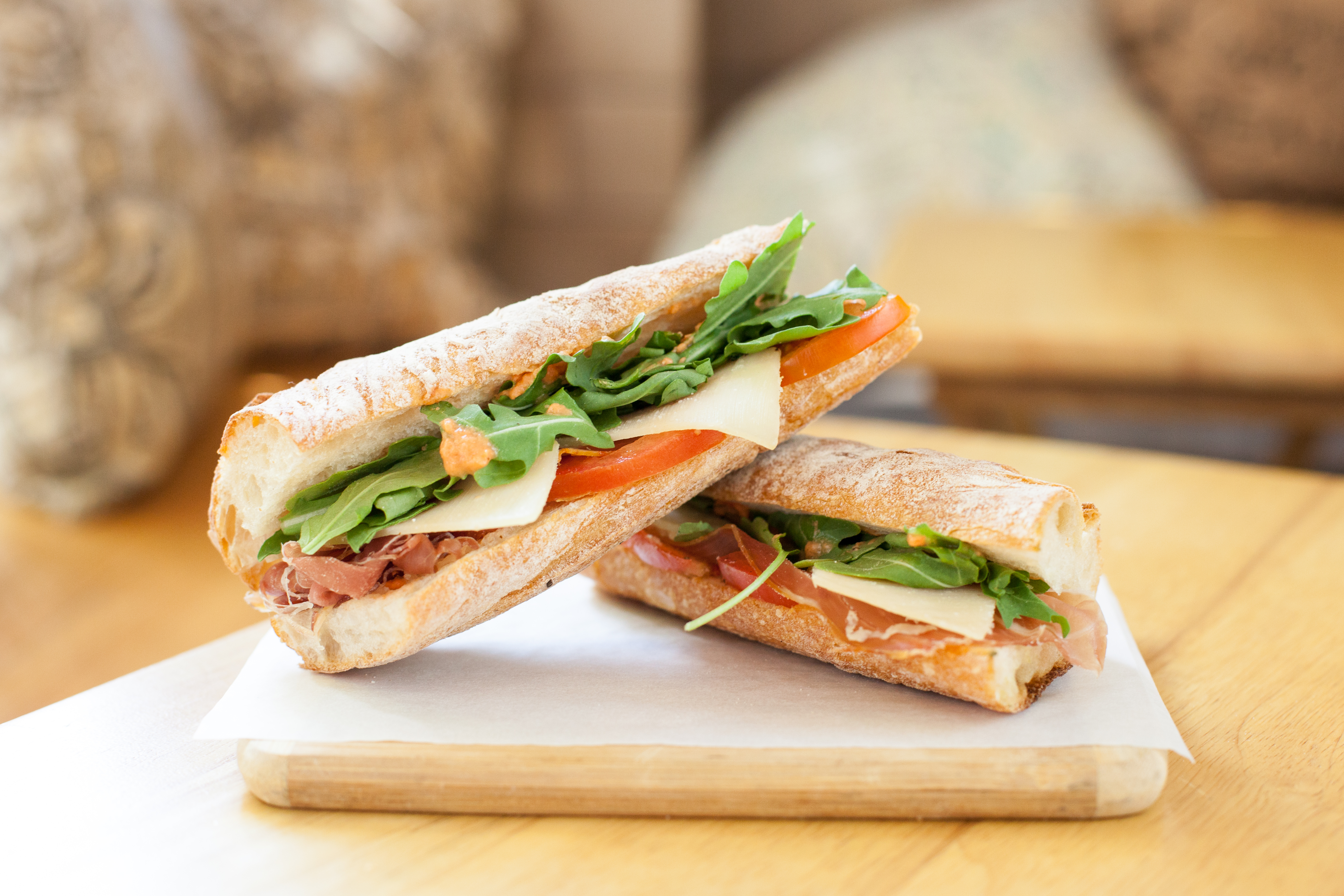 Order Basque Sandwich food online from Lena Cafe store, New York on bringmethat.com