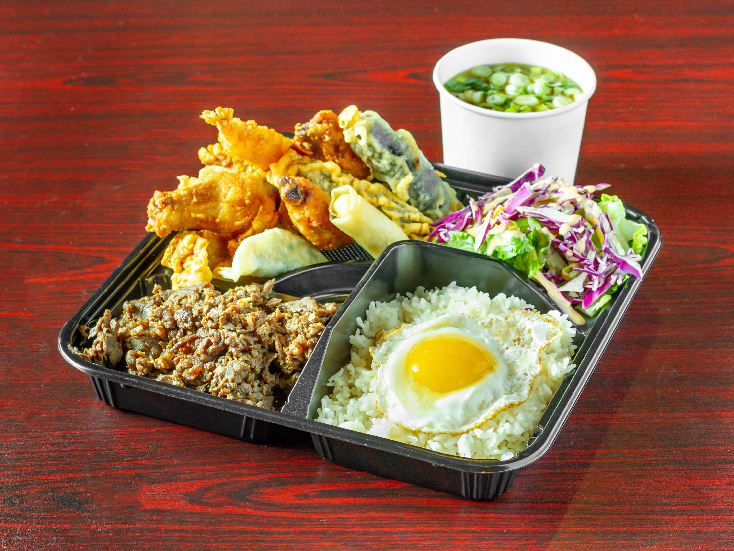 Order (NEW) LUNCH BOX SPECIAL food online from Red Tiger Korean Bbq Grill store, Pasadena on bringmethat.com