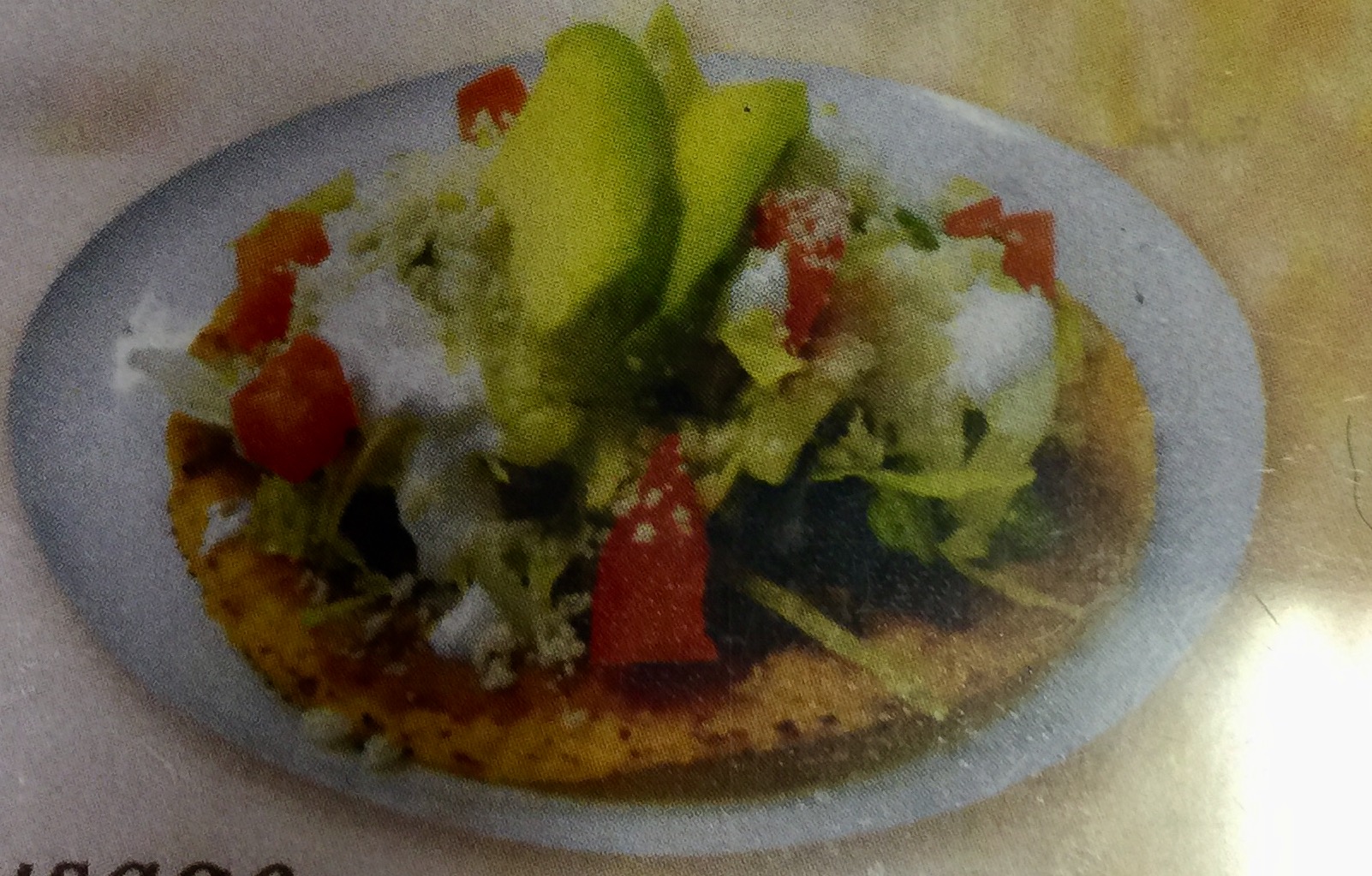Order Tostada Asada food online from La Choza Mexican Grill store, Chicago on bringmethat.com