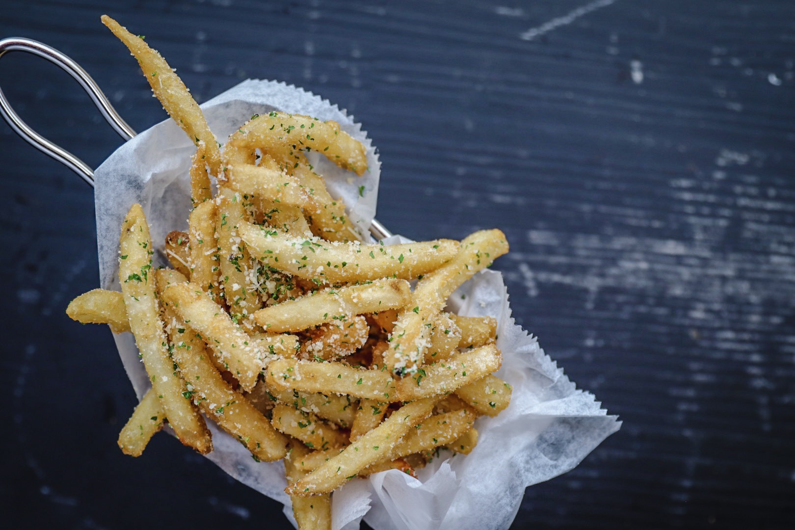 Order Parmesan Truffle Fries food online from Rock City Pizza store, Allston on bringmethat.com