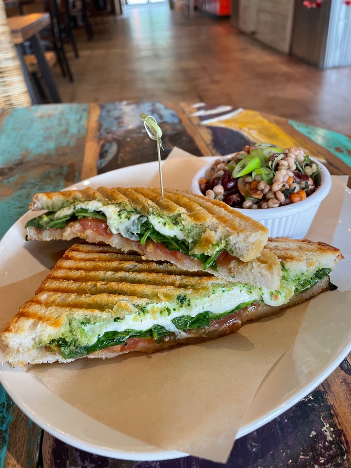 Order Caprese Panini food online from Halo Roasters store, Springfield on bringmethat.com