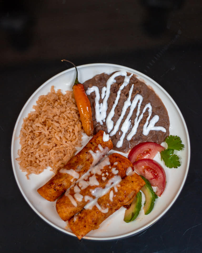 Order Enchiladas food online from La Mesa store, Granbury on bringmethat.com