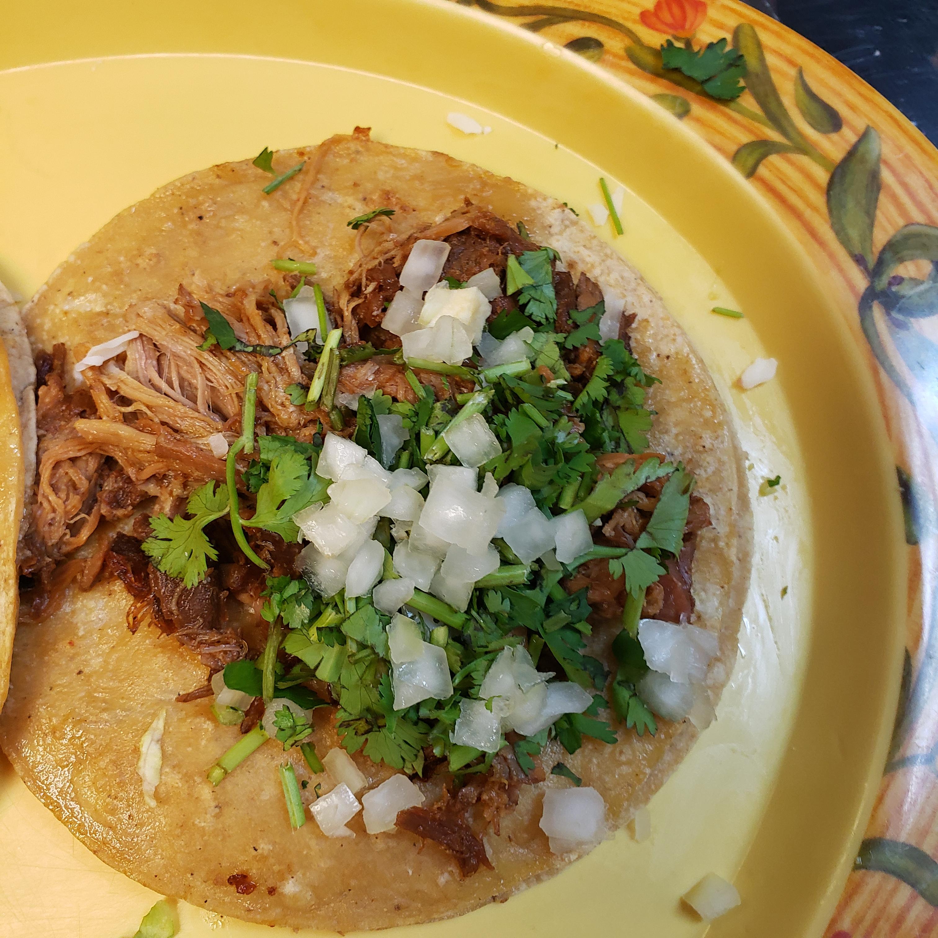 Order Carnitas Taco food online from Tony Tacos Downtown store, Bloomington on bringmethat.com