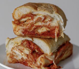 Order Chicken Parmesan Sub food online from Efes Pizza store, Pittsburgh on bringmethat.com