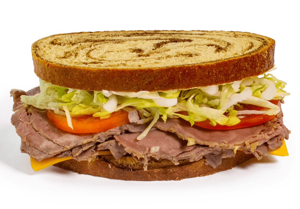 Order Stacked Sandwich - Custom Roast Beef food online from Wawa 975 store, Gloucester Township on bringmethat.com