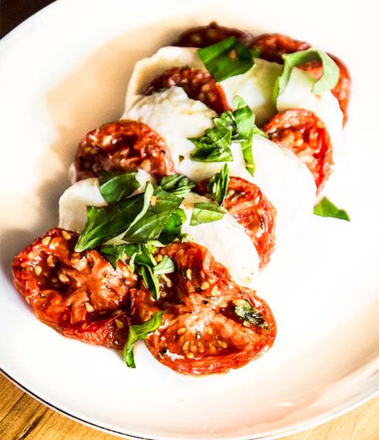 Order Roasted Tomato Caprese food online from Osteria Via Stato store, Chicago on bringmethat.com